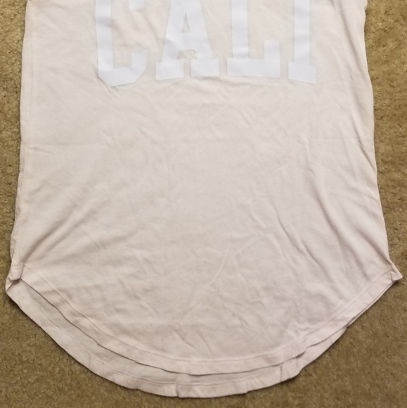 NWT VS Pink CALI Racerback Razorback Tank Tee - Picture 3 of 8